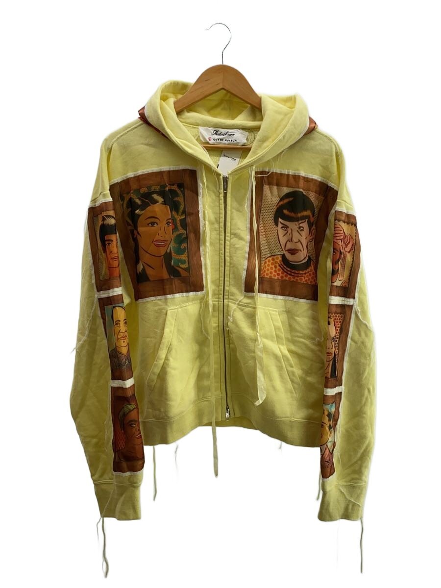 【中古】Midorikawa◆OUT OF MUSEUM/ジップパーカー/S/綿織物/YLW/MID21FW-CU01【メンズウェア】