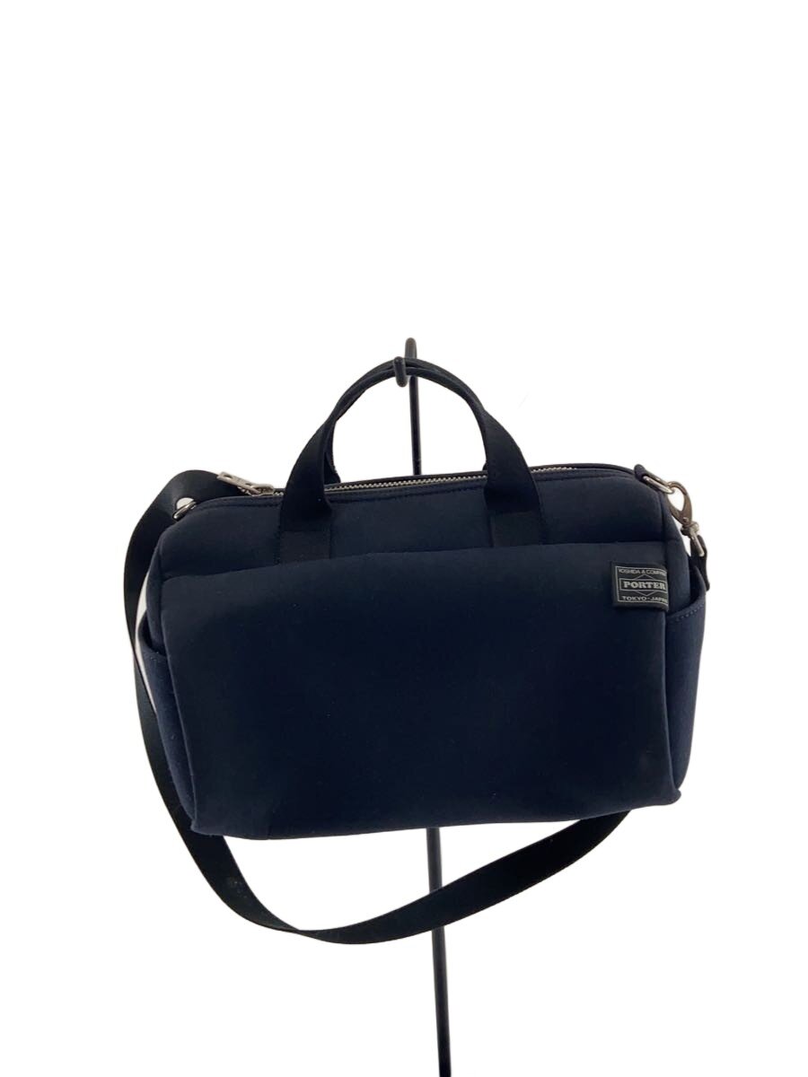 【中古】PORTER◆ショルダーバッグ/--/BLK/無地【御徒面子】