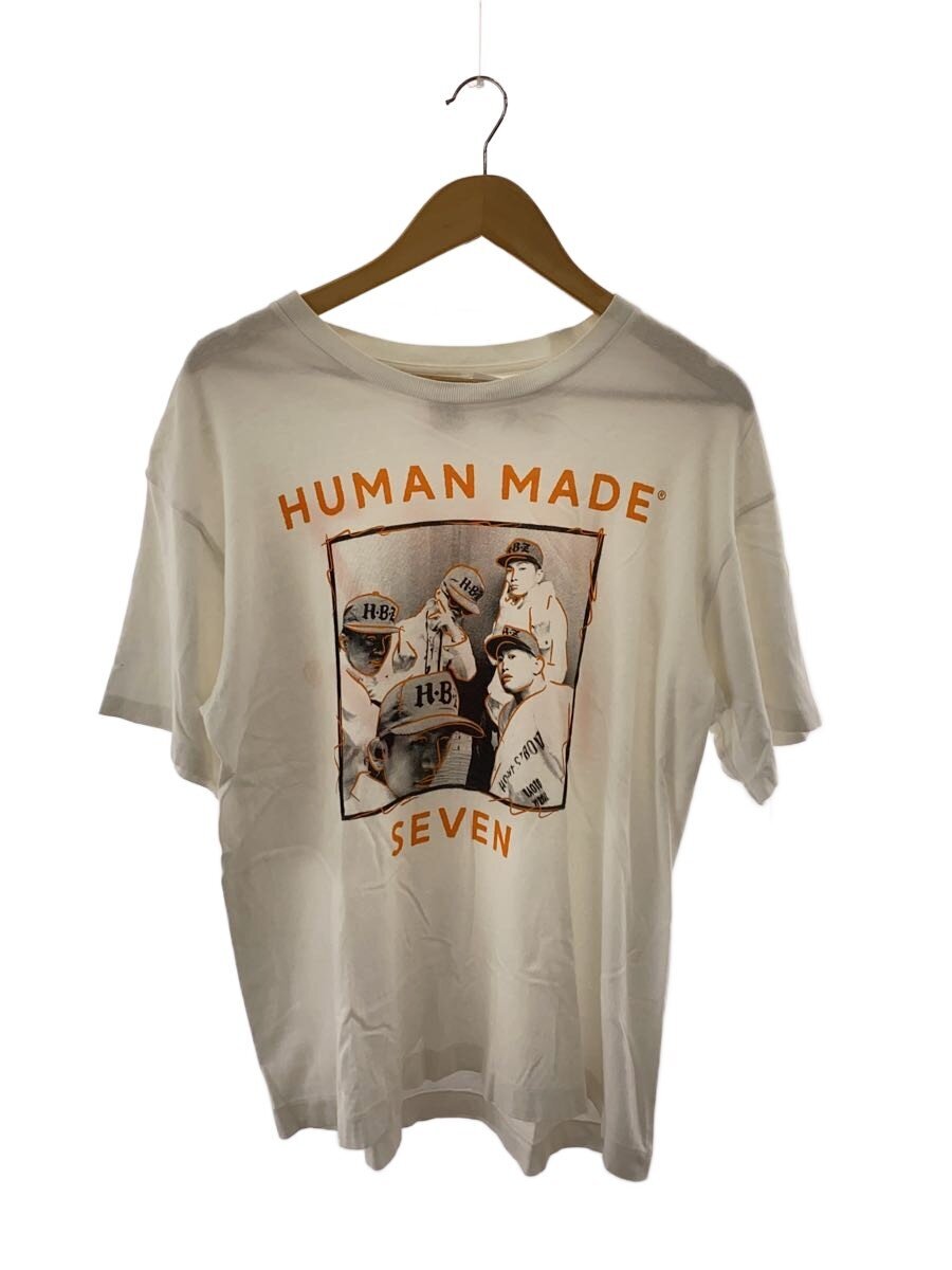 【中古】HUMAN MADE◆Photo Tee/プルオーバー/M/綿織物/WHT//【メンズウェア】