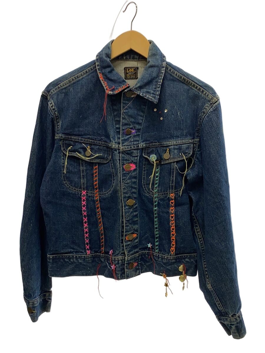 【中古】Lee◆60s/101-J/usa製/すべり出し引き舟/四角黒引き舟/ジーンズ上衣/40/綿織物/IDG//【メンズウェア】