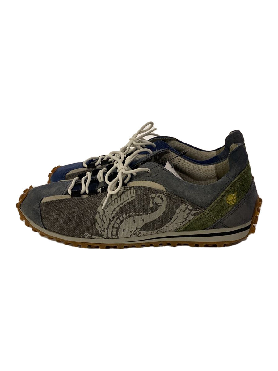 【中古】Timberland◆ローカットスニーカー/--/BLUE/火の鳥【シューズ】画像