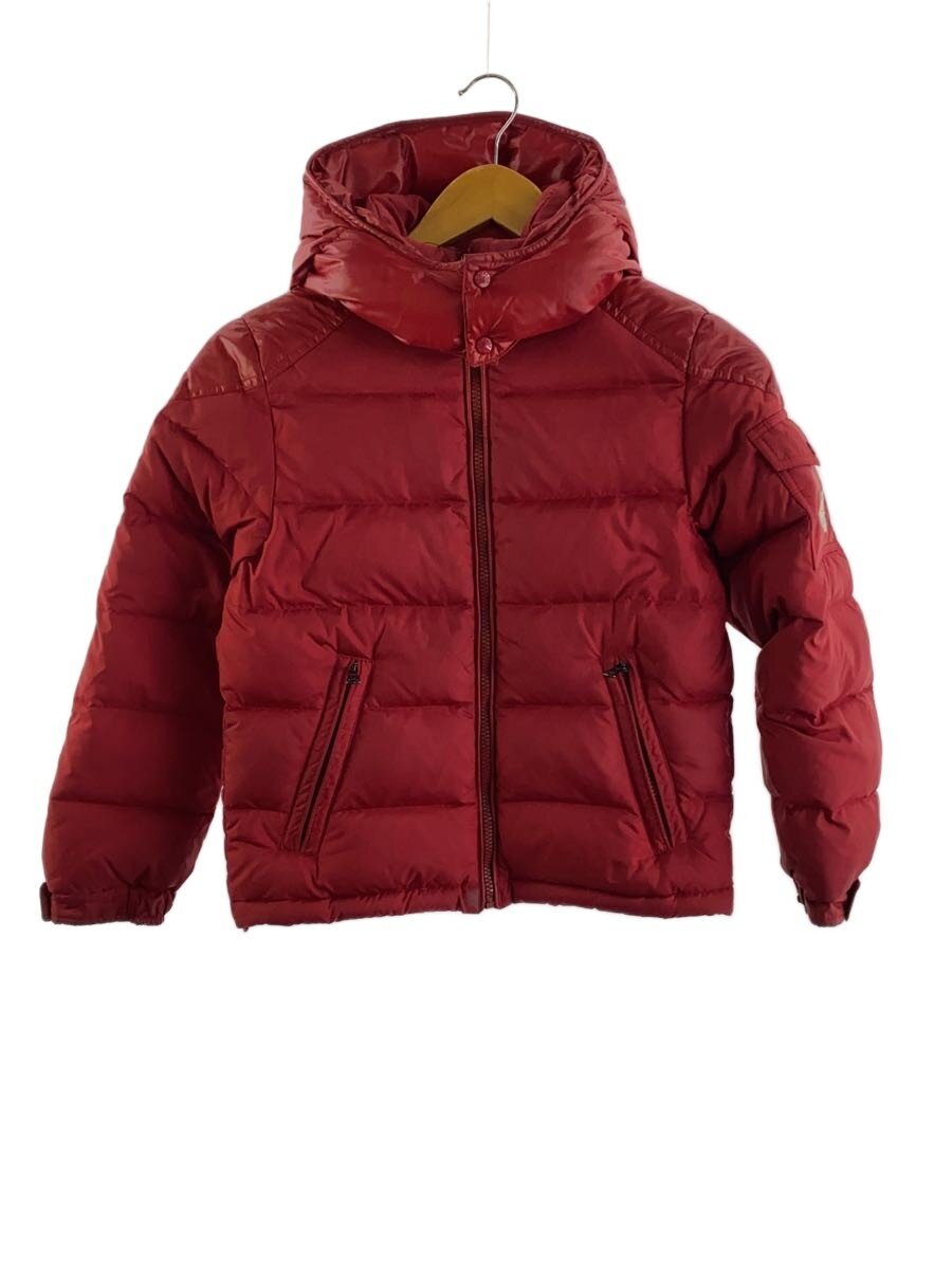 【中古】MONCLER◆上衣/--/ポリエステル/RED/無地/142-953-41323-05【キッズ】