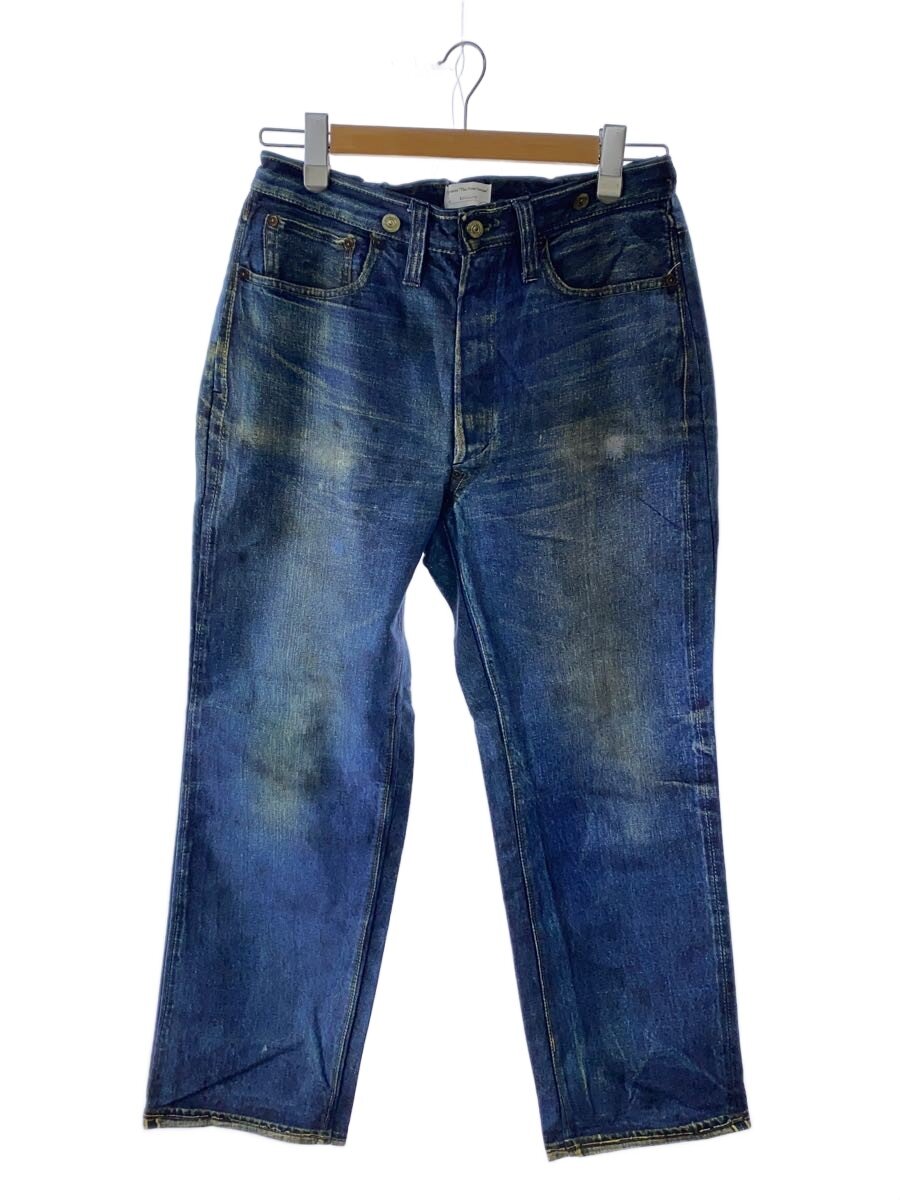 【中古】TOLQ◆ストレートパンツ/38/デニム/IDG/総柄/Trompe Loeil Printed Trousers【メンズウェア】|2nd STREET 店
