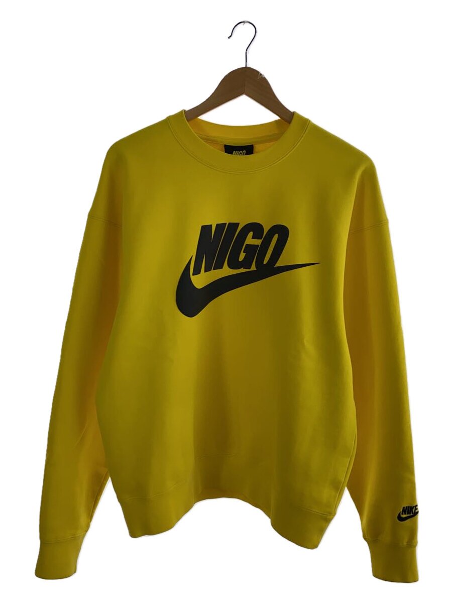 【中古】NIKE◆×NIGO NRG Crew Fleece/汗水/M/綿織物/YLW/FV5941-735//【メンズウェア】
