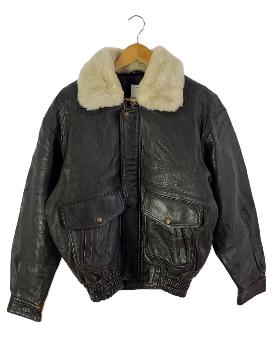 【中古】LUCKY STRIKE◆レザージャケット・ブルゾン/M/レザー/BRW//【メンズウェア】|2nd STREET 店