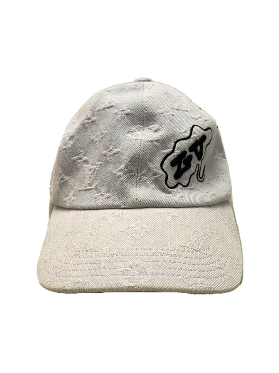 【中古】LOUIS VUITTON◆旗がしら/FREE/綿織物/PNK/モノグラム/レディース/M8158L【服飾雑貨他】