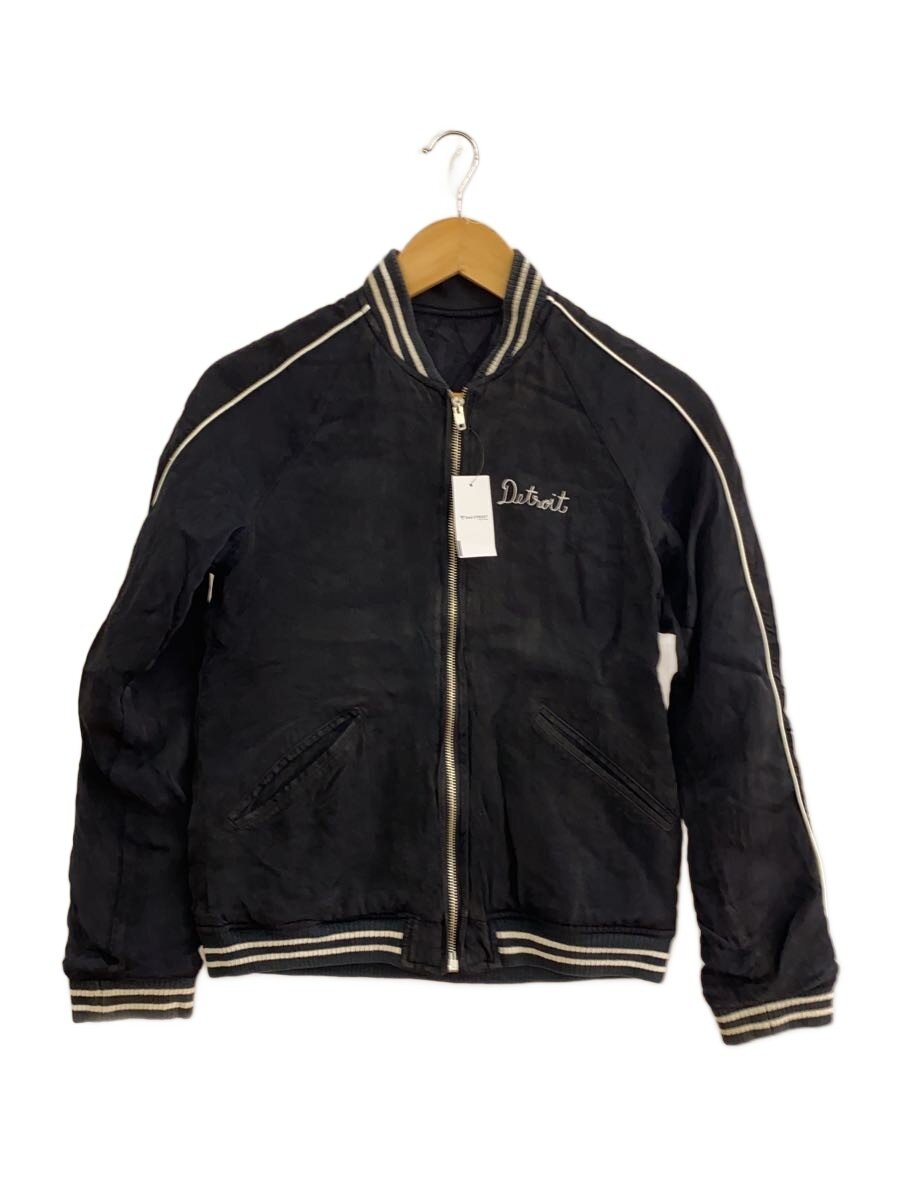 【中古】HYSTERIC GLAMOUR◆スカジャン/リヴァーシブル/FREE/人絹/BLK/2AB-7060/物質の状態思いめぐらす//【レディース御召しもの】