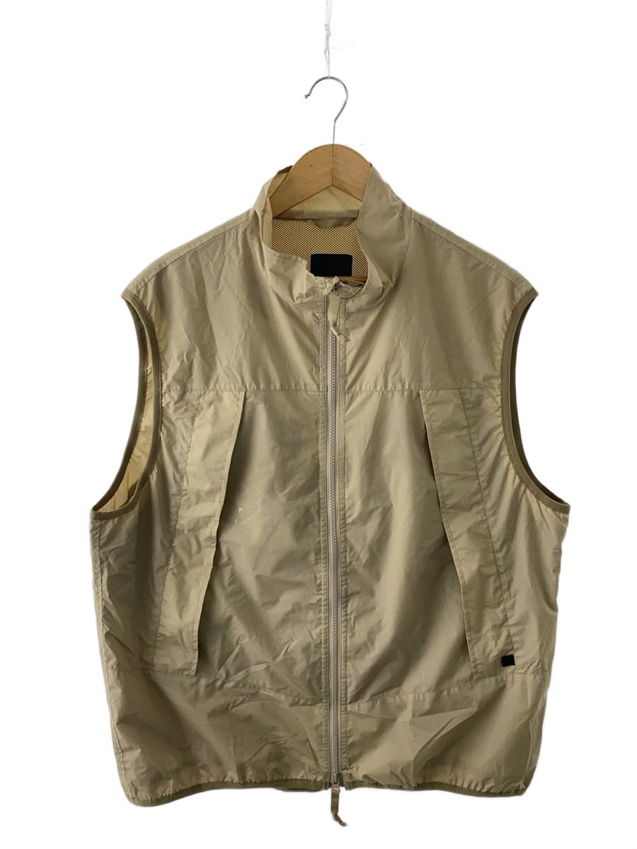 【中古】DAIWA PIER39◆Tech Cycling Vest/ナイロンより良い/L/ナイロン/ベージュ/BJ-58021/汚れた状態有【メンズウェア】