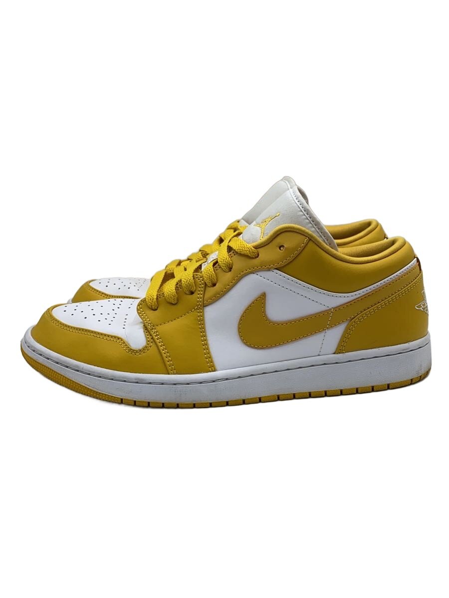 【中古】NIKE◆AIR JORDAN 1 LOW_エアジョーダン 1 置き目/29糎/YLW【シューズ】