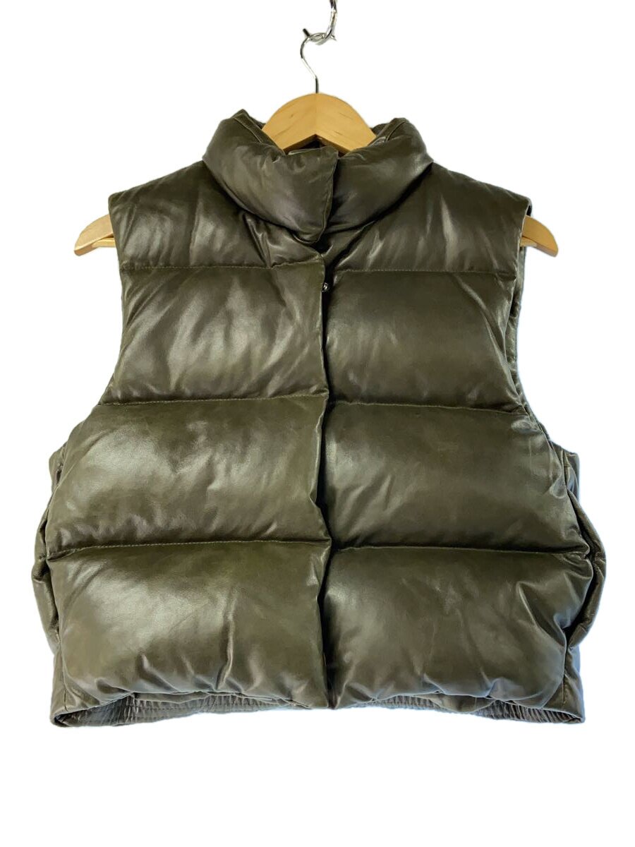 【中古】POLO RALPH LAUREN◆パデッドベスト/落ちこむより良い/XXS/羊革/緑であること/211910450001【レディース御召しもの】