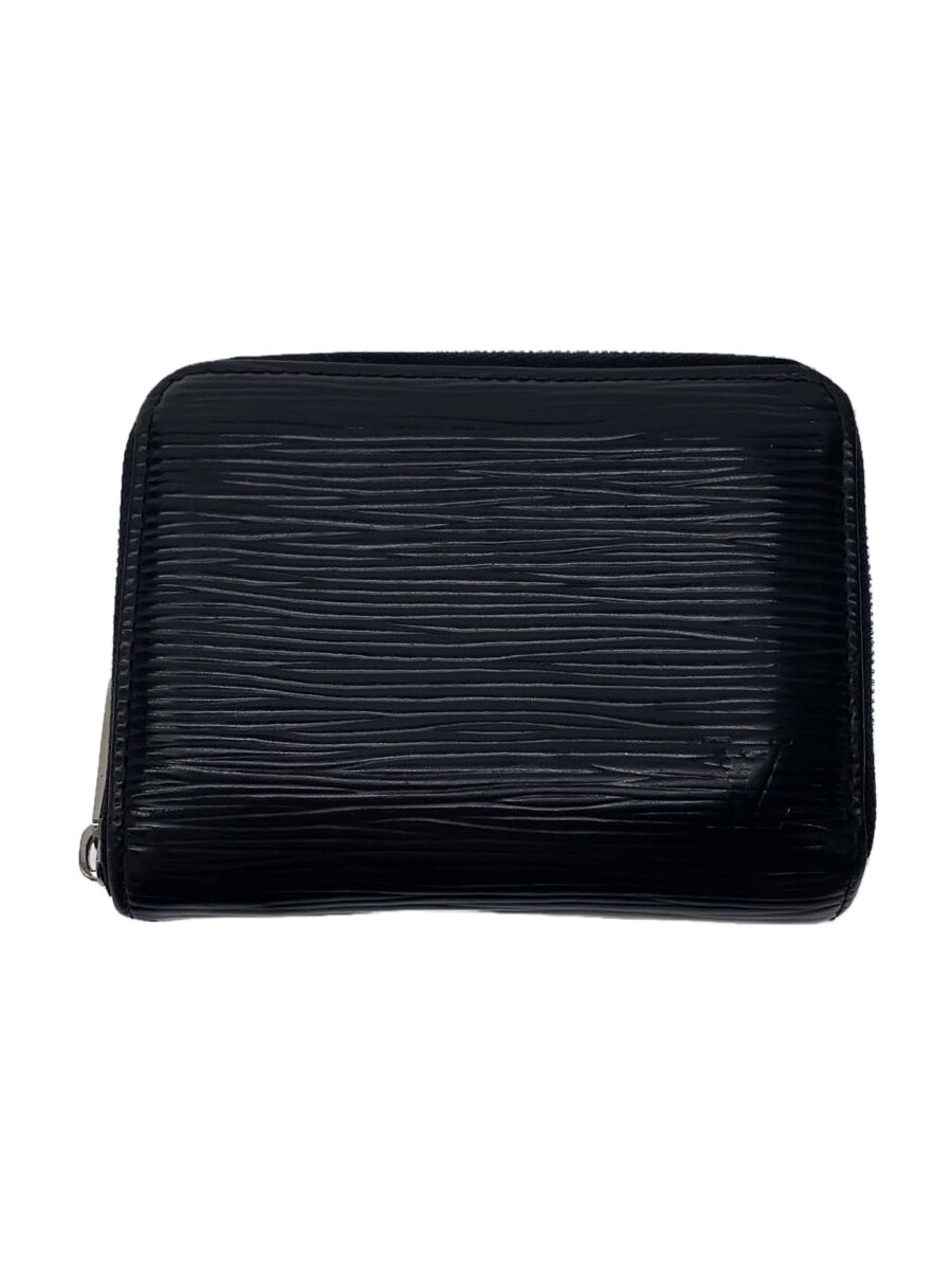 【中古】LOUIS VUITTON◆ジッピー・コインパース_エピ_BLK/なめし革/BLK/メンズ//【服飾雑貨他】