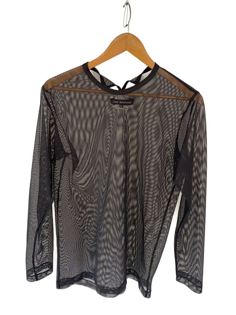 【中古】JUNYA WATANABE COMME des GARCONS◆長袖カットソー/M/ポリエステル/BLK/JM-T018【レディースお召しもの】