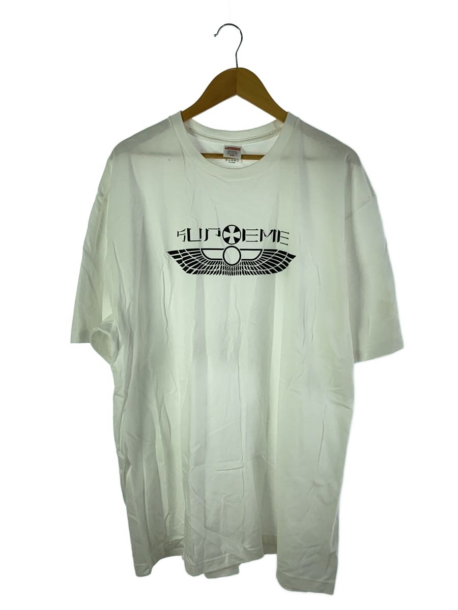 【中古】Supreme◆wing tee/プルオーバー/XXL/綿織物/WHT【メンズウェア】