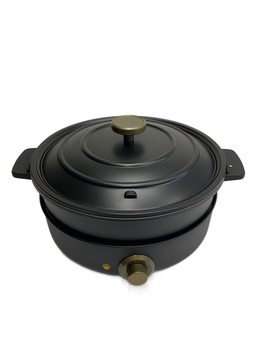 【中古】YAMADA(ヤマダ電機)◆グリル鍋 クッキングポット SerieNoir NHP-N30G1【家電・ビジュアル・オーディオ】