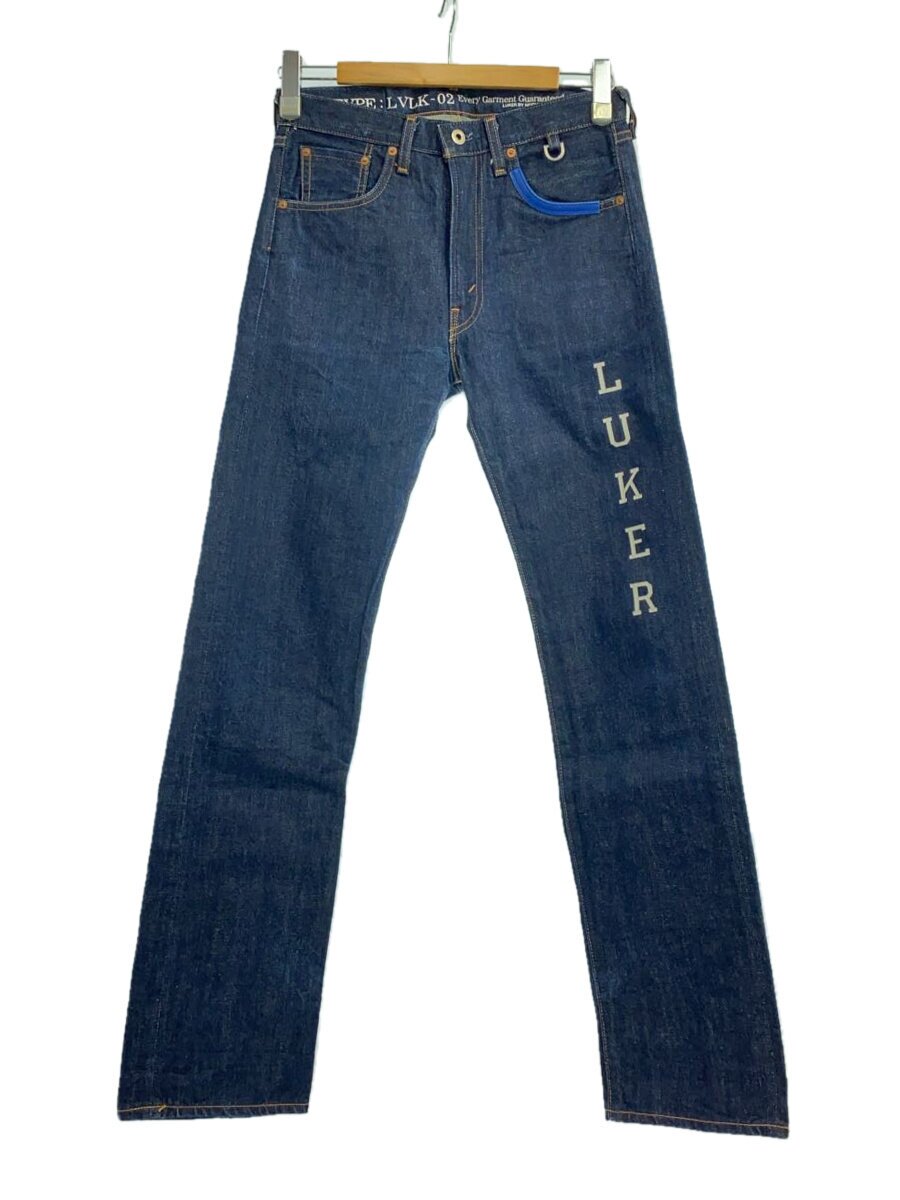 【中古】LUKER BY NEIGHBORHOOD◆引っ切りないズボン下/30/綿織物/インディゴ/LKB01-0001/ロゴタイプジーンズ//【メンズウェア】
