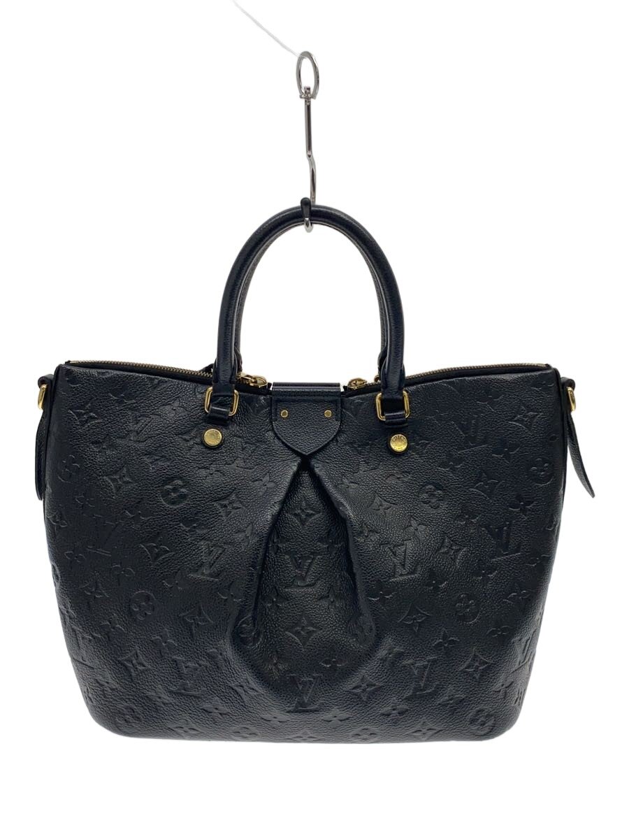 【中古】LOUIS VUITTON◆マザリーヌMM_モノグラム・アン工業プラント/なめし革/BLK/総柄【御徒面子】