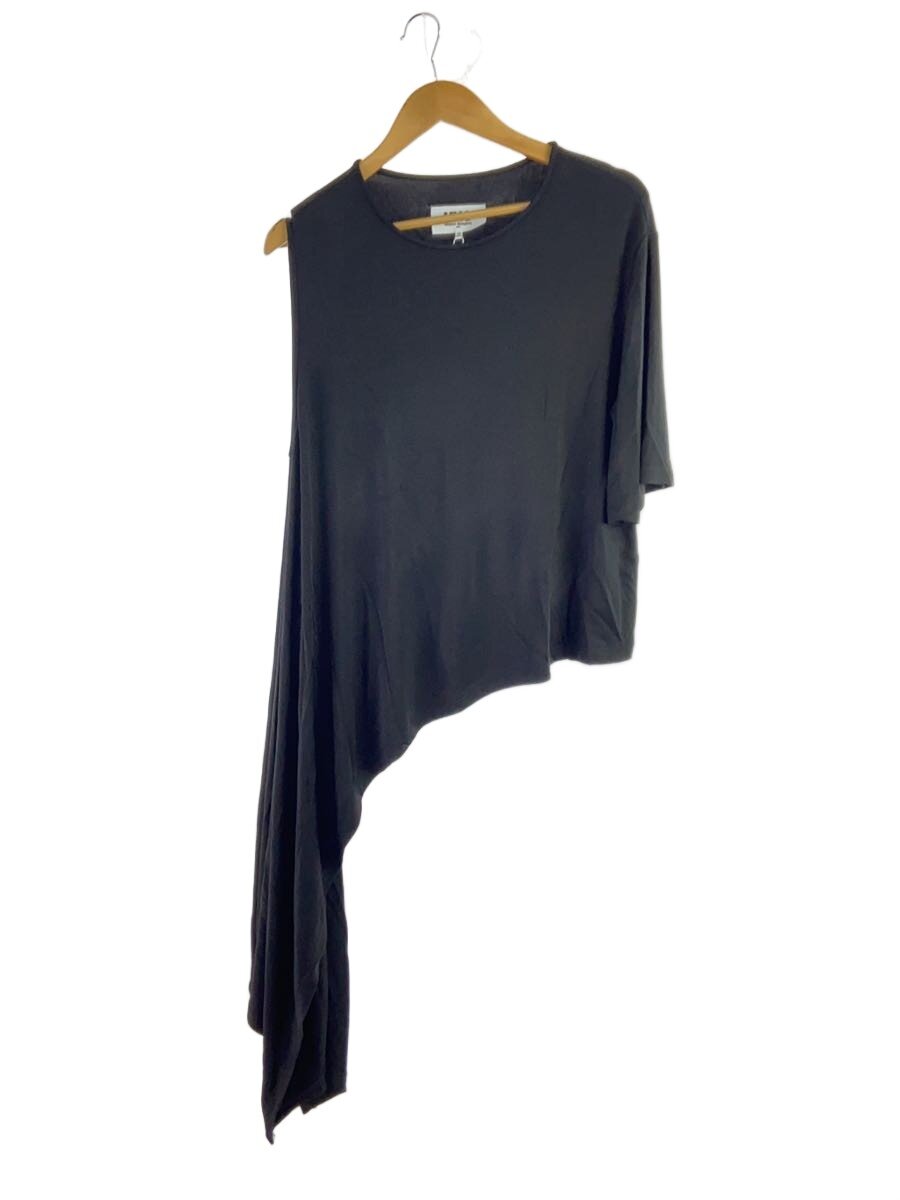 【中古】MM6◆エムエムシックス/トップス/S/BLK/黒いこと/黒/非対称/S52NC0184 S23387【レディース御召しもの】