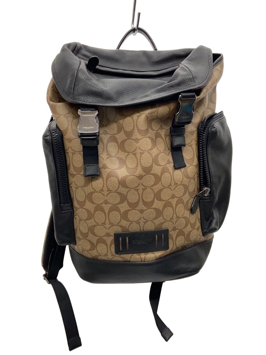 【中古】COACH◆リュック/レザー/BEG/89959【バッグ】|2nd STREET 店