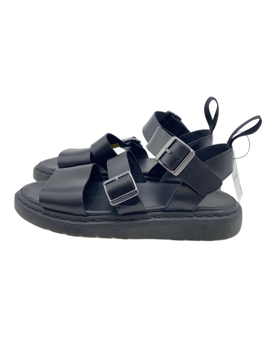 【中古】Dr.Martens◆サンダル/UK9/BLK【シューズ】