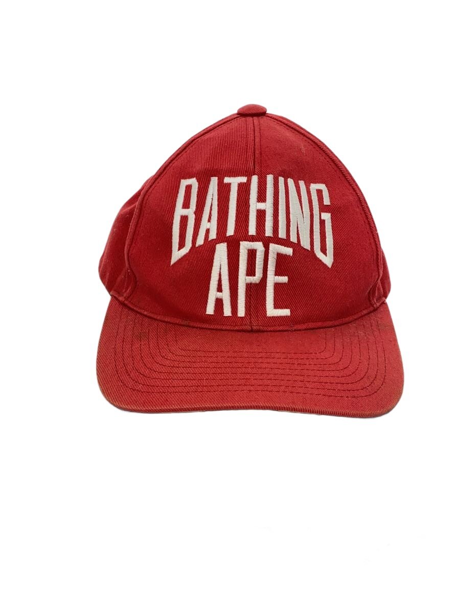【中古】A BATHING APE◆旗がしら/FREE/綿織物/RED/メンズ//【服飾雑貨他】