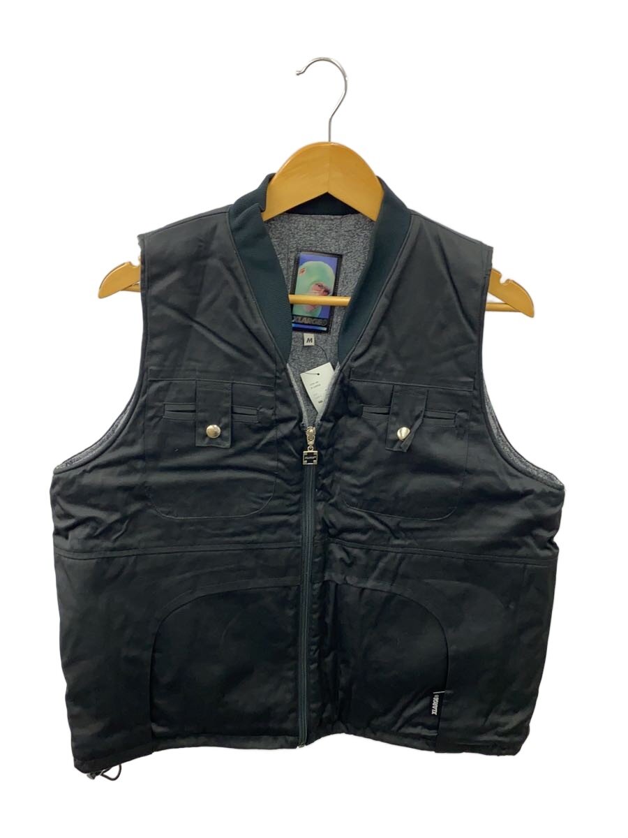 【中古】X-LARGE◆NYLON POLICE VEST/ホログラム曳き船/M/ナイロン/BLK/T10504H【メンズウェア】