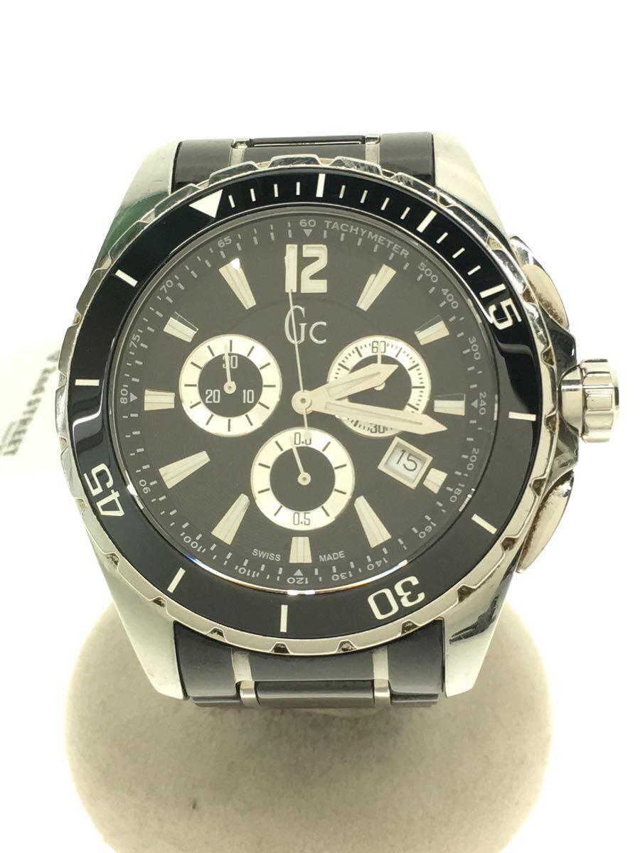 【中古】Gc WATCHES◆石英ウオッチ/アナログ/チタン/SLV/GRY/X76002G2S/【服飾雑貨他】