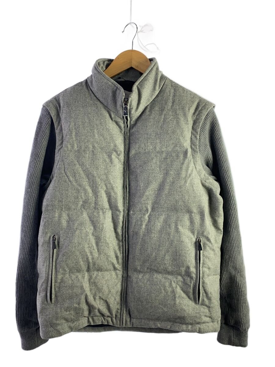 【中古】MANTO/落ちこむ上衣/48/羊毛/GRY/PONY/MADE IN ITALY/カシミヤ混【メンズウェア】