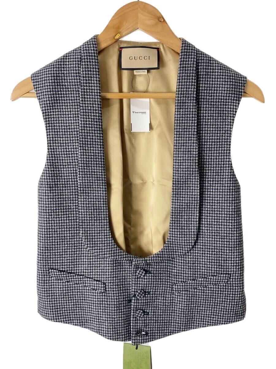 【中古】GUCCI◆より良い/52/羊毛/照合のしるし【メンズウェア】
