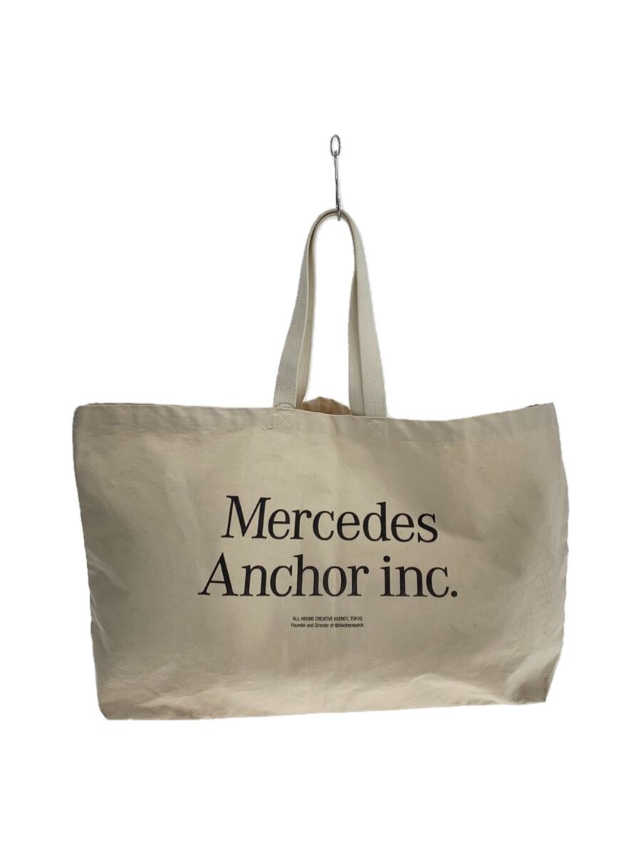 【中古】Mercedes Anchor Inc◆トートバッグ/帆布/CRM/刷り上げる【御徒面子】