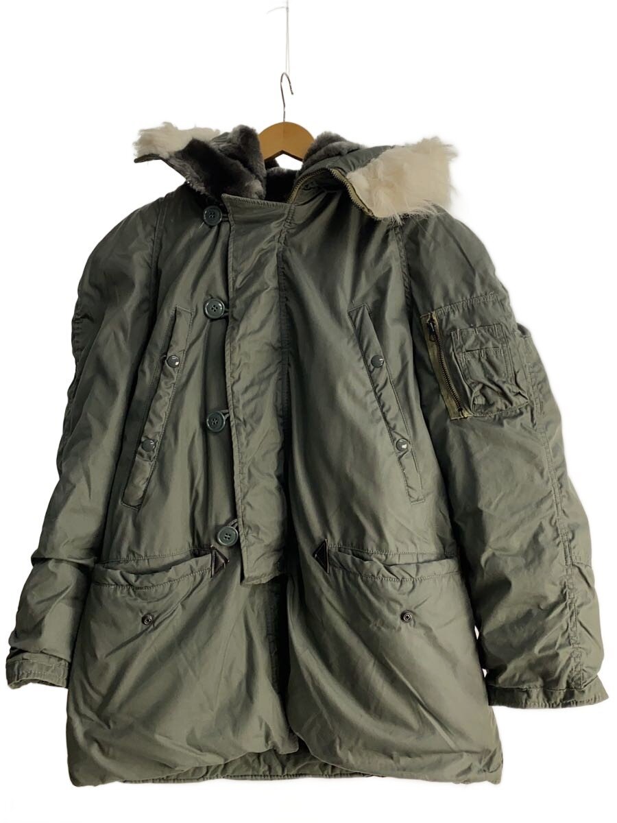 【中古】US.ARMY◆80s/80年製/N-3B/SCOVILジップ/S/綿織物/KHK/8415-00-376-1668/? NULL ?【メンズウェア】