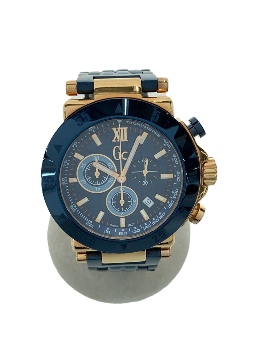 【中古】Gc WATCHES◆クォーツ腕時計/アナログ/ステンレス/NVY/SLV/X72027G7S【服飾雑貨他】|2nd STREET 店