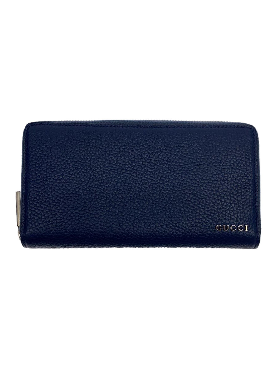 【中古】GUCCI◆長札入れ/--/NVY/メンズ/771154//【服飾雑貨他】