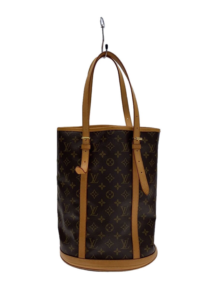 【中古】LOUIS VUITTON◆バケットGM_モノグラム・キャンバス_BRW/PVC/BRW/内側劣化の兆候あり【バッグ】｜2ｎｄ STREET 店