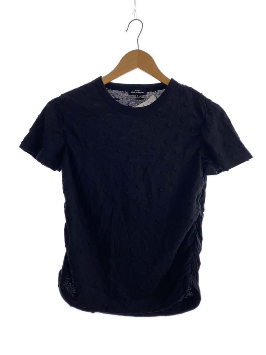 【中古】tricot COMME des GARCONS◆ティーシャツ/S/綿織物/ギャザー/TQ-T026//【レディース御召しもの】