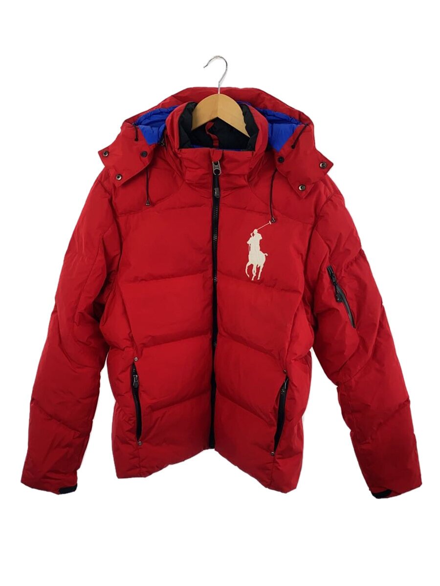 【中古】POLO RALPH LAUREN◆ビッグポニーダウンジャケット/M/ポリエステル/RED/0200011692【メンズウェア】｜2ｎｄ STREET 店