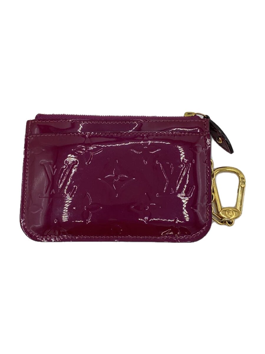 【中古】LOUIS VUITTON◆ポシェット・クレNM_モノグラム・ヴェルニ_RED/エナメル/RED/レディース【服飾雑貨他】