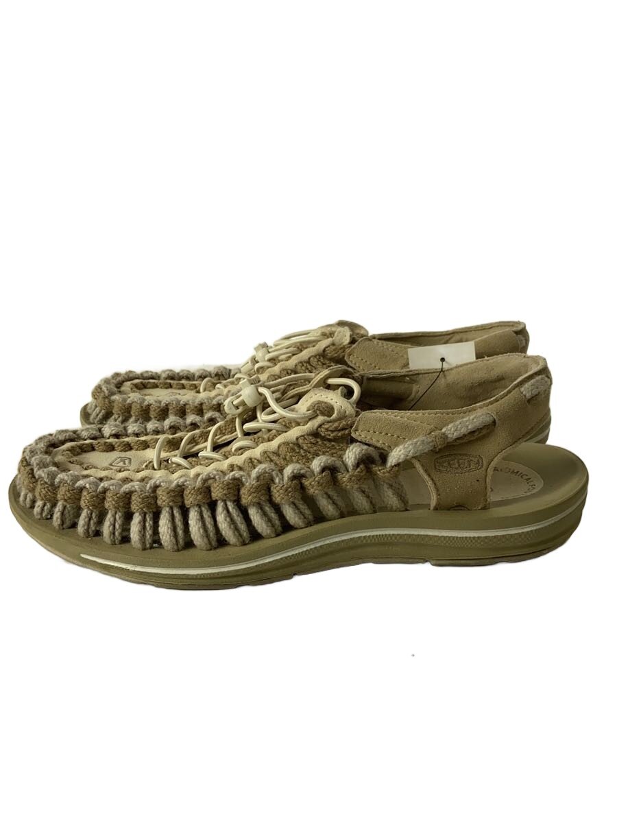 【中古】KEEN◆UNEEK FLAT/サンダル/26糎/BEG/1023063【シューズ】