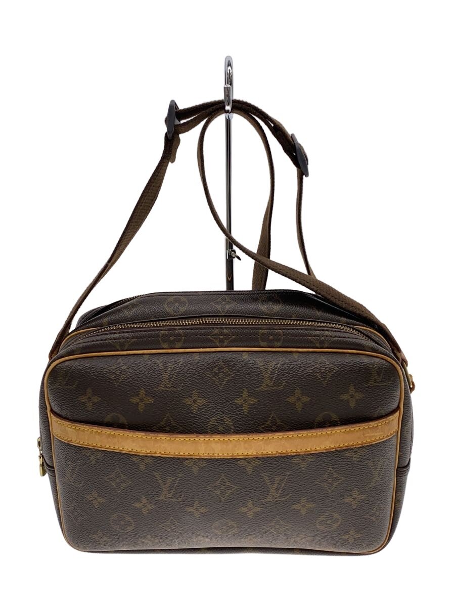 【中古】LOUIS VUITTON◆特派員PM_モノグラム・帆布/PVC/BRW【御徒面子】