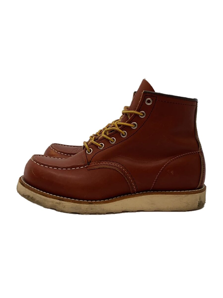 【中古】RED WING◆6-inch Classic Moc/レースアップブーツ/25cm/BRW/8875【シューズ】｜2ｎｄ STREET 店