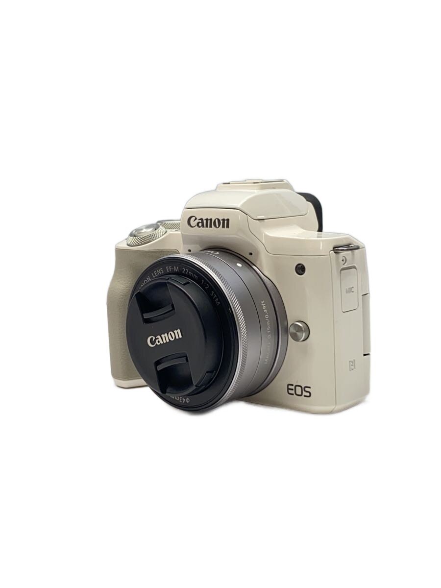 【中古】CANON◆デジタル一眼カメラ EOS Kiss M ボディ [ホワイト]【カメラ】