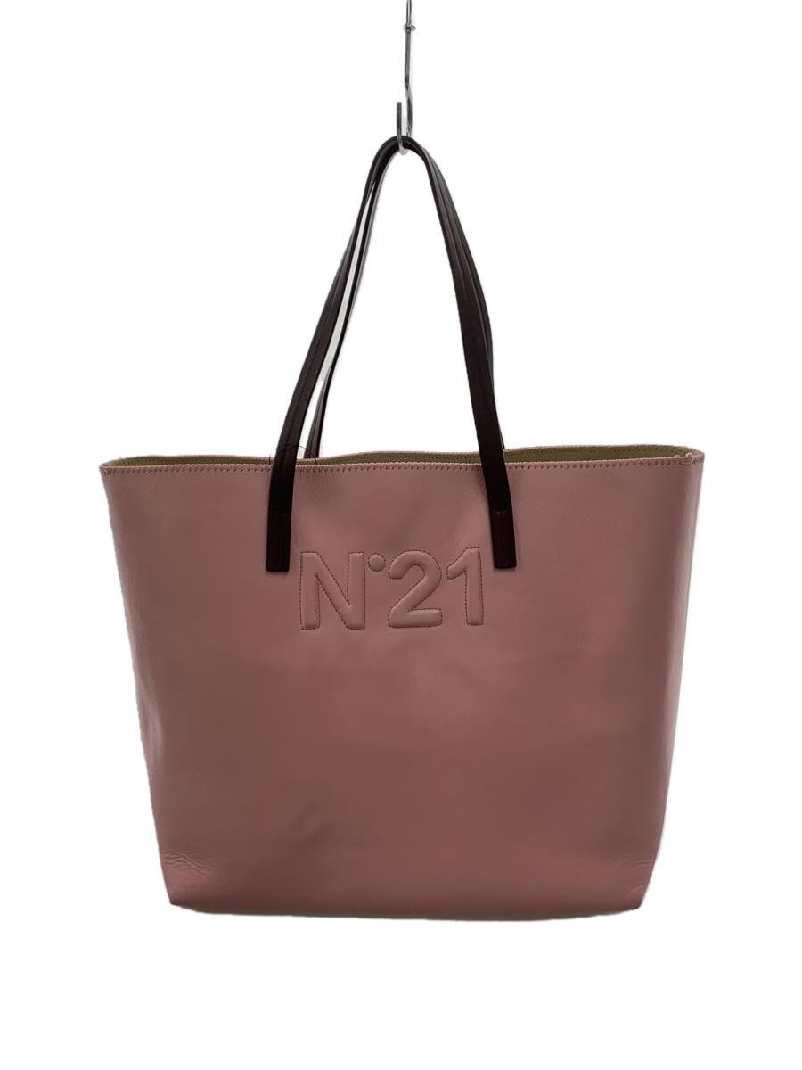 【中古】N21(numero ventuno)◆トートバッグ/なめし革/PNK【御徒面子】