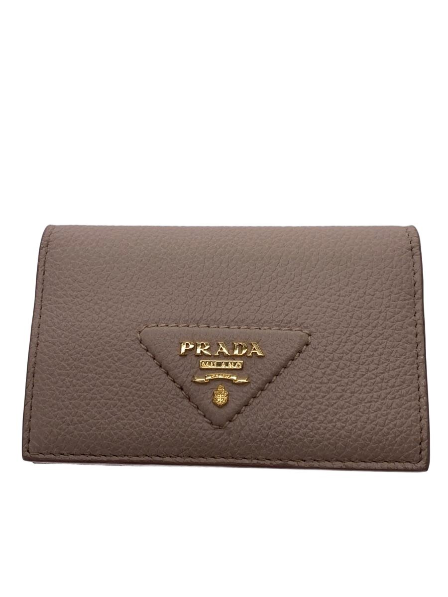 【中古】PRADA◆カードケース/レザー/BEG/無地/レディース【服飾雑貨他】｜2ｎｄ STREET 店