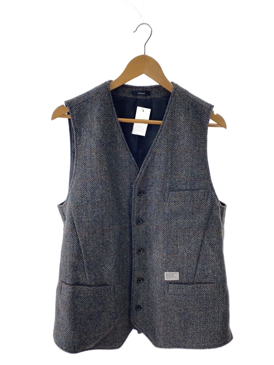 【中古】WTAPS◆より良い/McQUEEN VEST/羊毛/マルチ色合い/102spdt-jkm02//【メンズウェア】