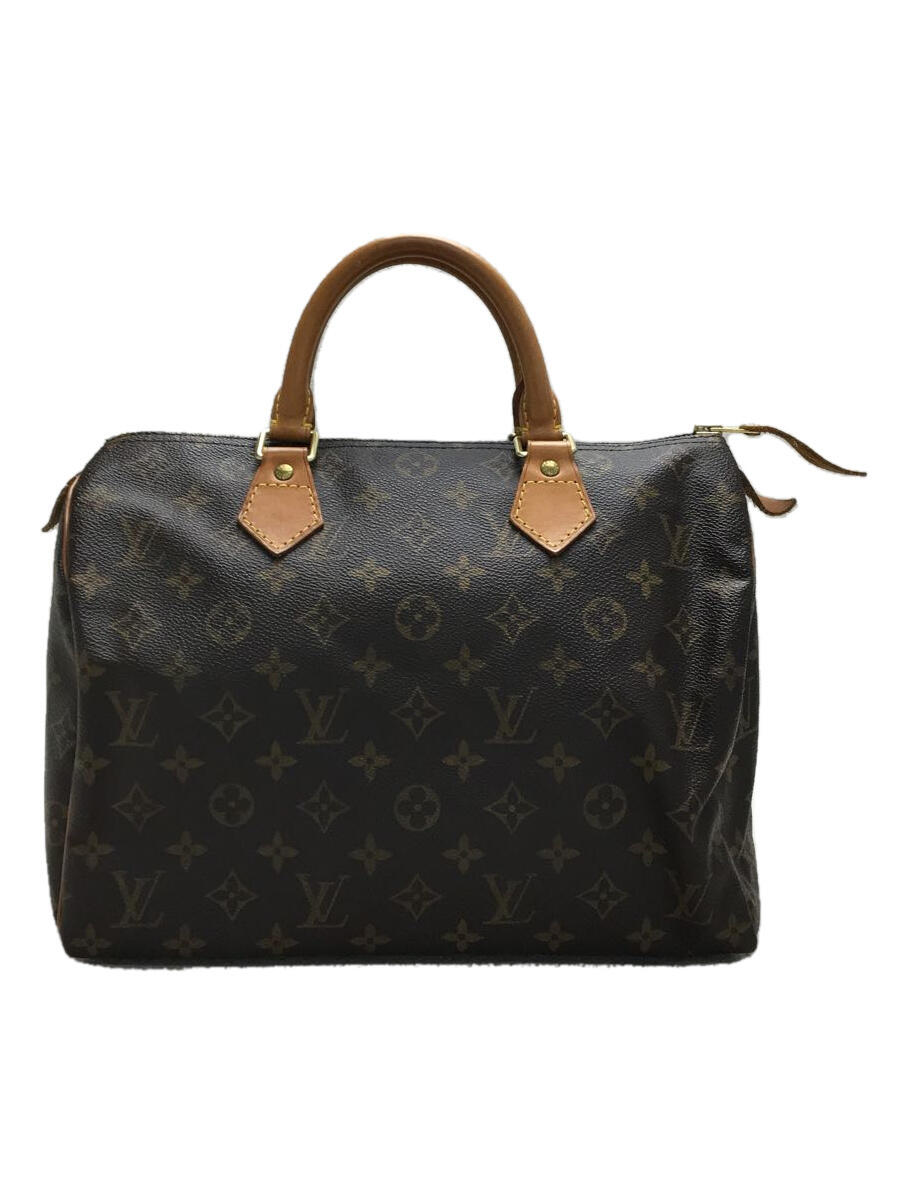 く日はお得♪ LOUIS VUITTON スピーディ35_モノグラムキャンバス PVC BRW 総柄