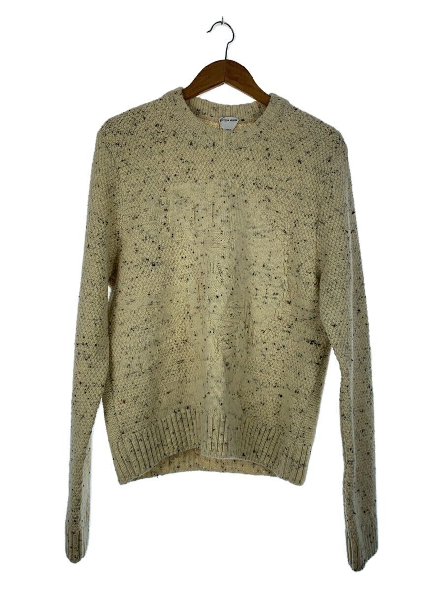 【中古】BOTTEGA VENETA◆マルチステッチウール手編み風セーター/L/ウール/IVO/760058【メンズウェア】｜2ｎｄ STREET 店