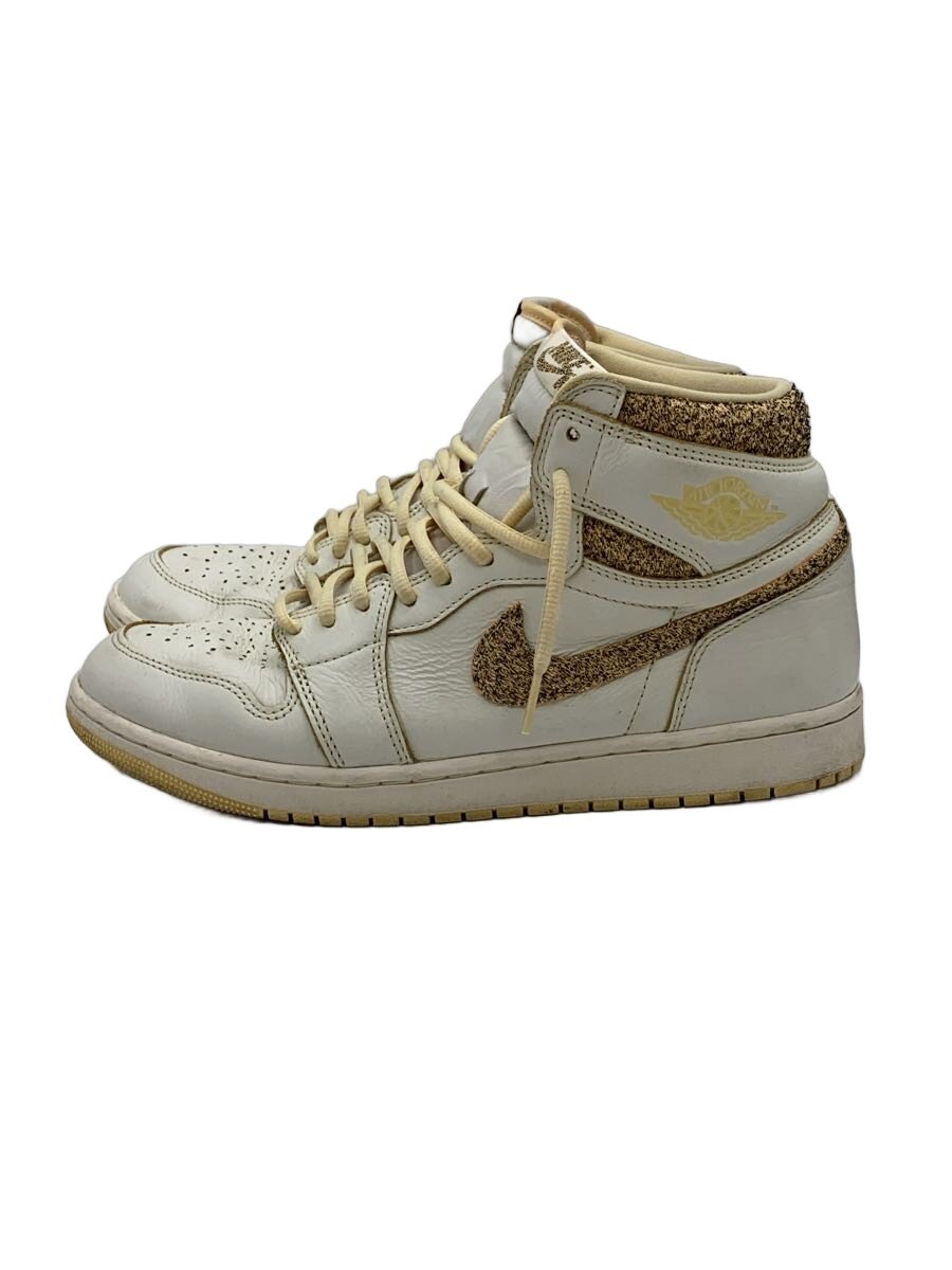 【中古】NIKE◆AIR JORDAN 1 RETRO HIGH OG_エアジョーダン 1 レトロ ご機嫌 OG/28.5珊/WHT【シューズ】