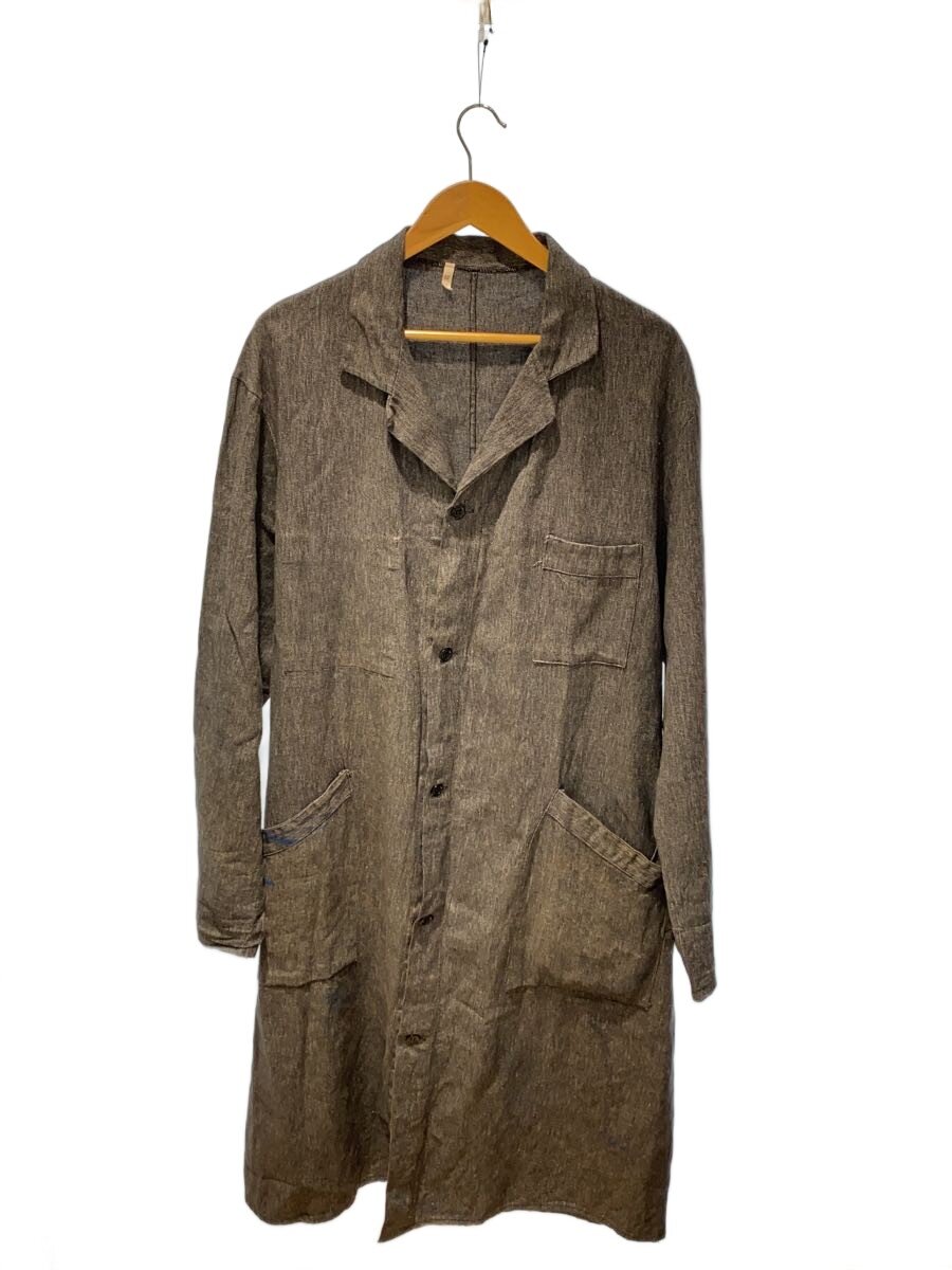 【中古】EURO VINTAGE◆アトリエコート/ペンキ/ブラックシャンブレー/ごま塩/52/コットン/GRY//【メンズウェア】|2nd STREET 店