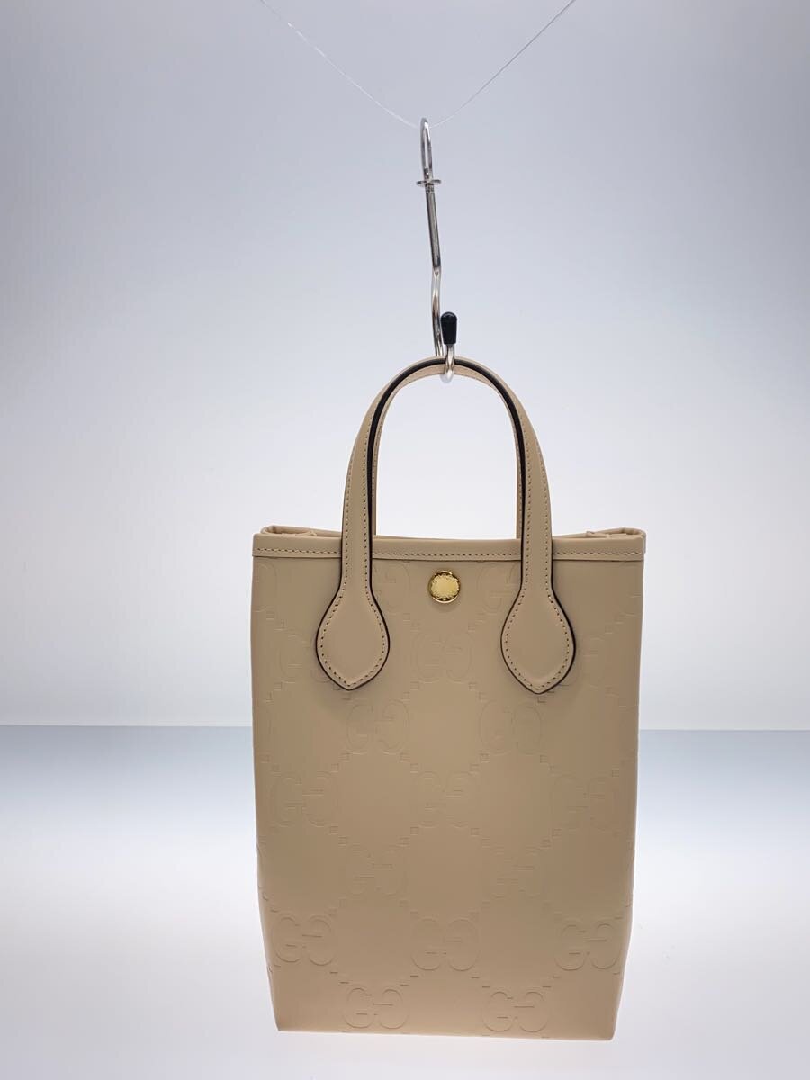 【中古】GUCCI◆GGなめし革/百貨店ミニ 2WAY 御徒面子/--/PNK/790133【御徒面子】