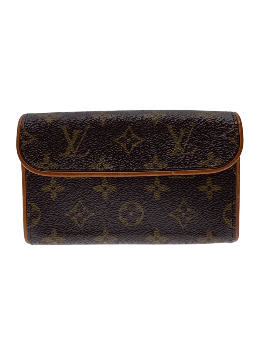 【中古】LOUIS VUITTON◆ポシェット・フロランティーヌ_モノグラム・帆布/PVC/BRW/モノグラム【御徒面子】