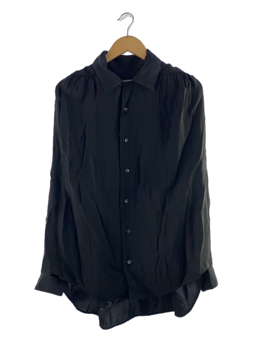 【中古】AiE◆長袖プルオーバー/M/アセテート/BLK/無地/Painter Shirt/ペインターシャツ【メンズウェア】